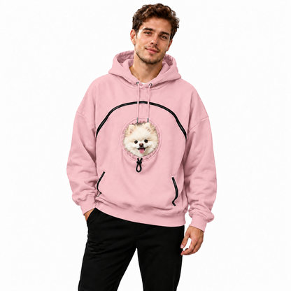 XeloPets Abrazo  Sudadera con capucha y bolsillo para perros pequeños