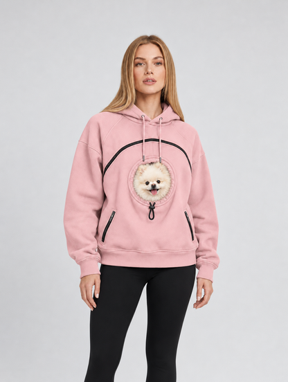 XeloPets Abrazo  Sudadera con capucha y bolsillo para perros pequeños